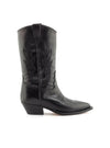 Bota cowboy 3/4 piel negro