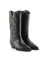 Bota cowboy 3/4 piel negro