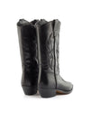 Bota cowboy 3/4 piel negro