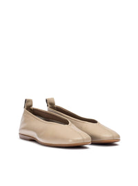 Bailarina basic piel taupe