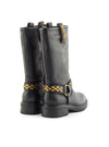 Bota biker piel negro