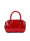 Bolso de mano charol rojo