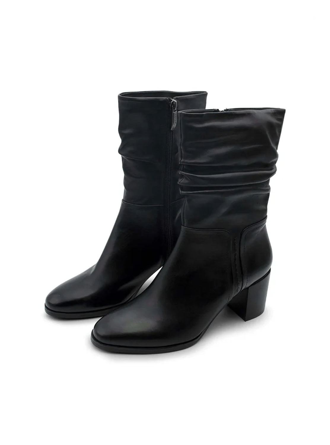 Bota 3/4 piel negro