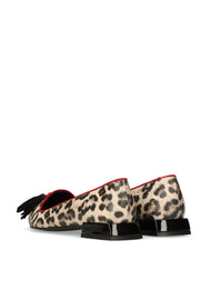 Slipper borlas animal print