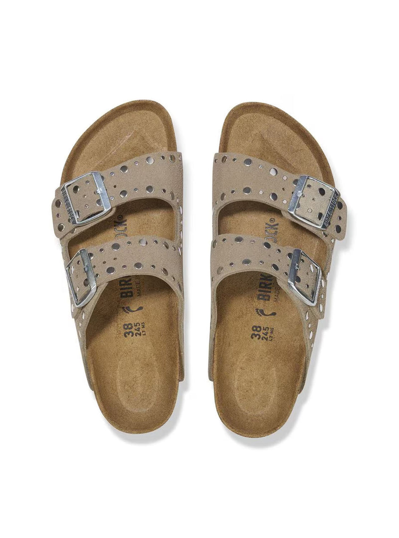 Sandalia bio "Arizona rivet" ante beige