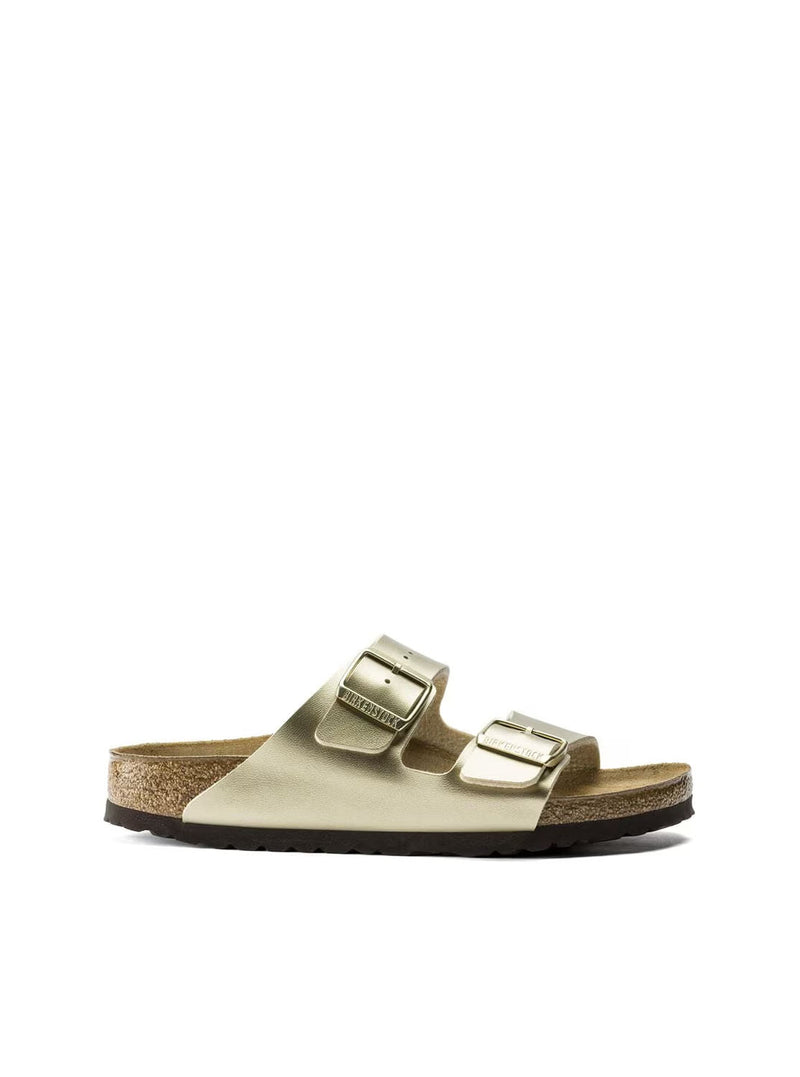 sandalia bio "Arizona" metalizada oro
