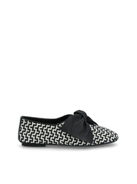 Bailarina maxi lazo piel negro