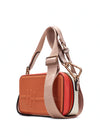 Bolso bandolera coral