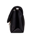 Bolso hombro bicolor negro