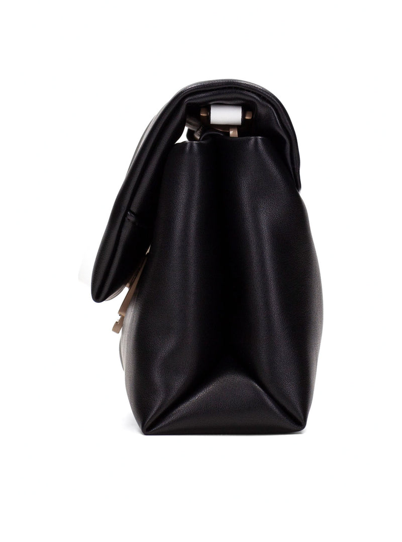 Bolso hombro bicolor negro