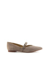 Bailarina tachas ante taupe