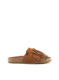 Sandalia bio flecos ante cuero
