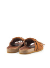 Sandalia bio flecos ante cuero