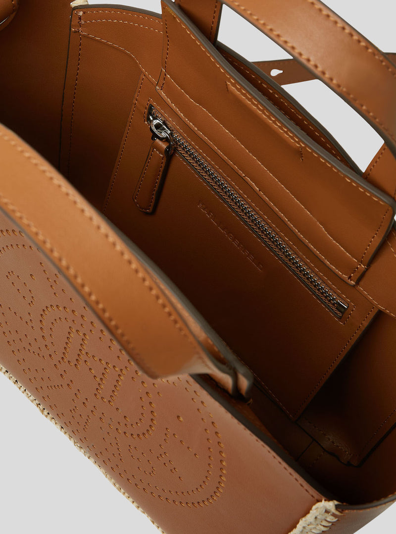 Bolso tote circle piel cuero