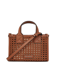 Bolso rejilla cuero