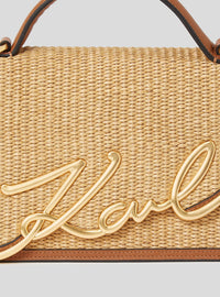 Bolso bandolera signature rafia