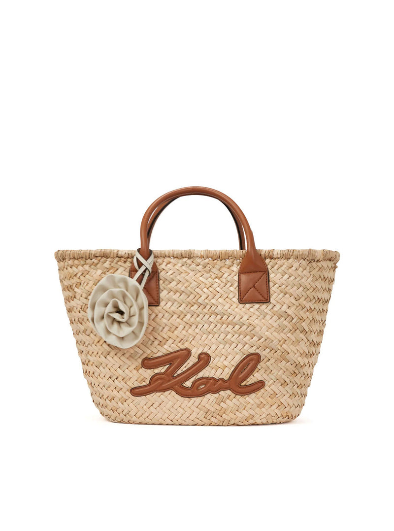 Bolso capazo signature rafia