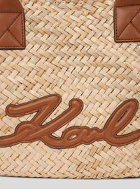 Bolso capazo signature rafia