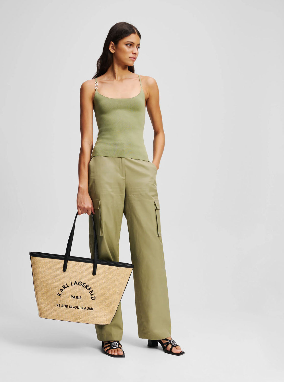 Bolso maxi rafia natural