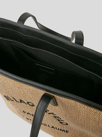 Bolso maxi rafia natural