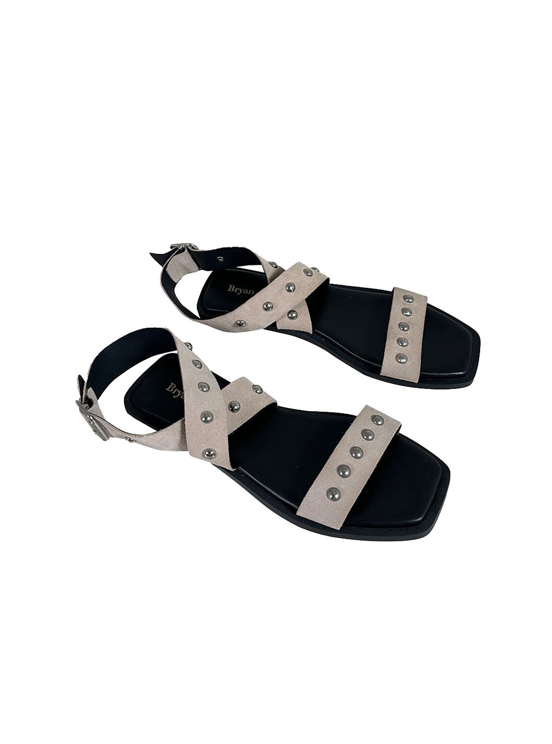 Sandalia pulsera ante taupe