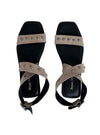 Sandalia pulsera ante taupe