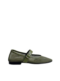 Bailarina rejilla verde