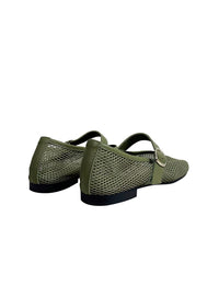 Bailarina rejilla verde