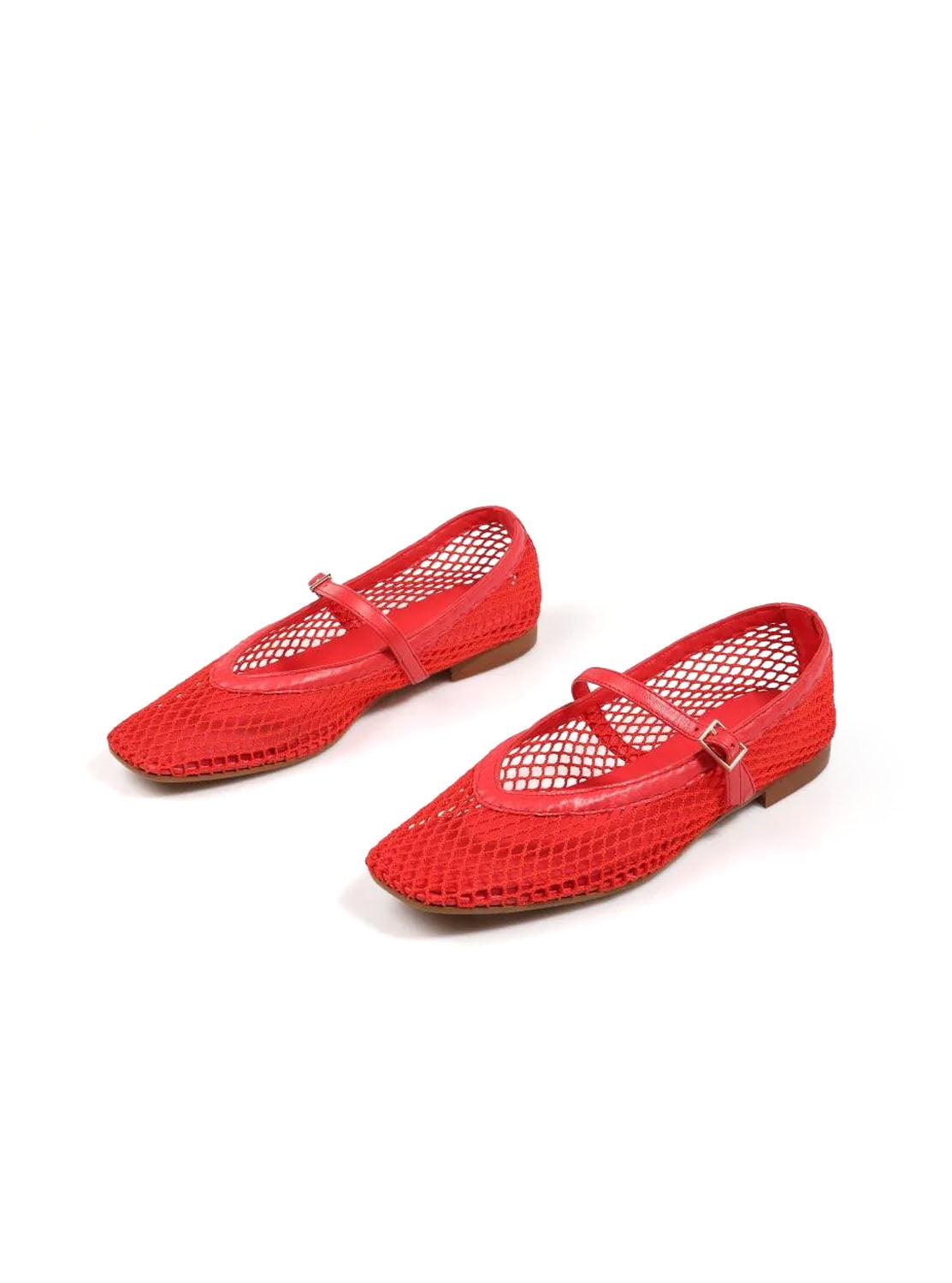Bailarina rejilla rojo