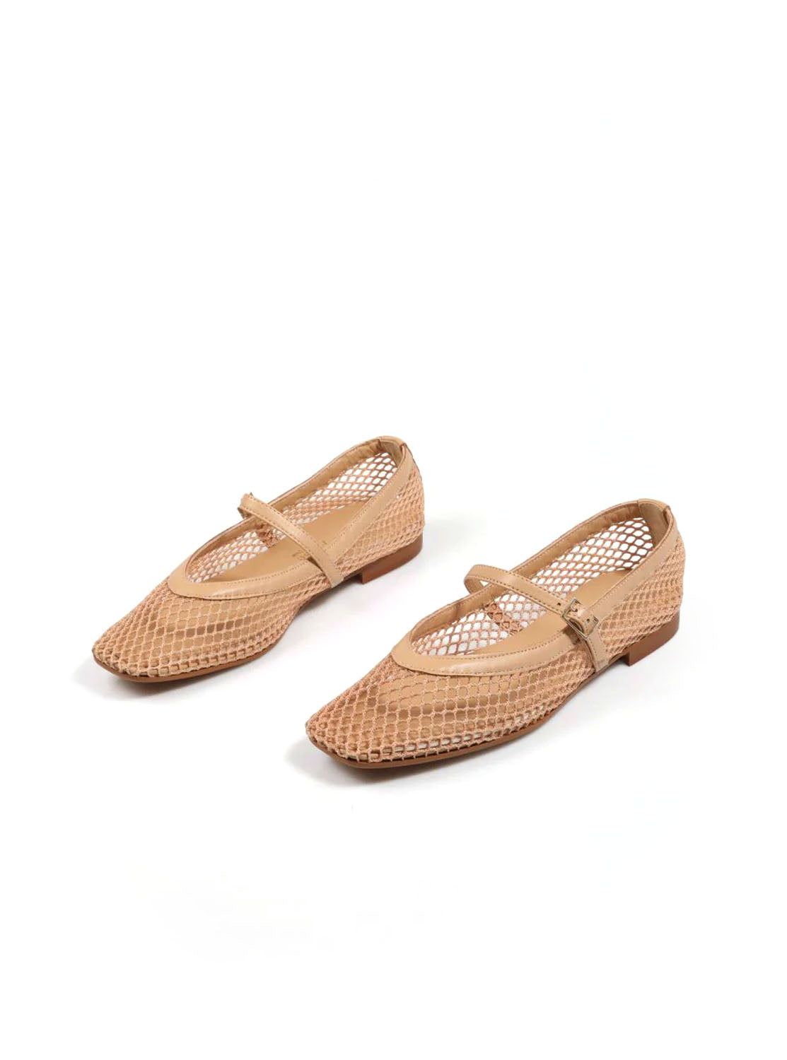 Bailarina rejilla camel