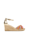 Sandalia yute multitiras multicolor