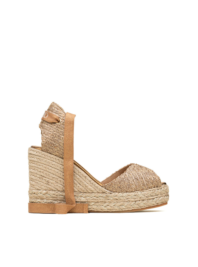 Alpargata tuye rafia beige