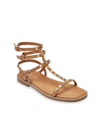 Sandalia romana tachuelas piel cuero
