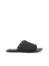 SANDALIA TACHAS NOBUCK NEGRO NEGRO