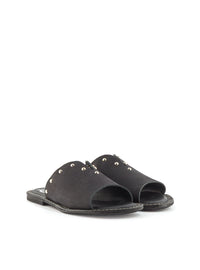 SANDALIA TACHAS NOBUCK NEGRO NEGRO