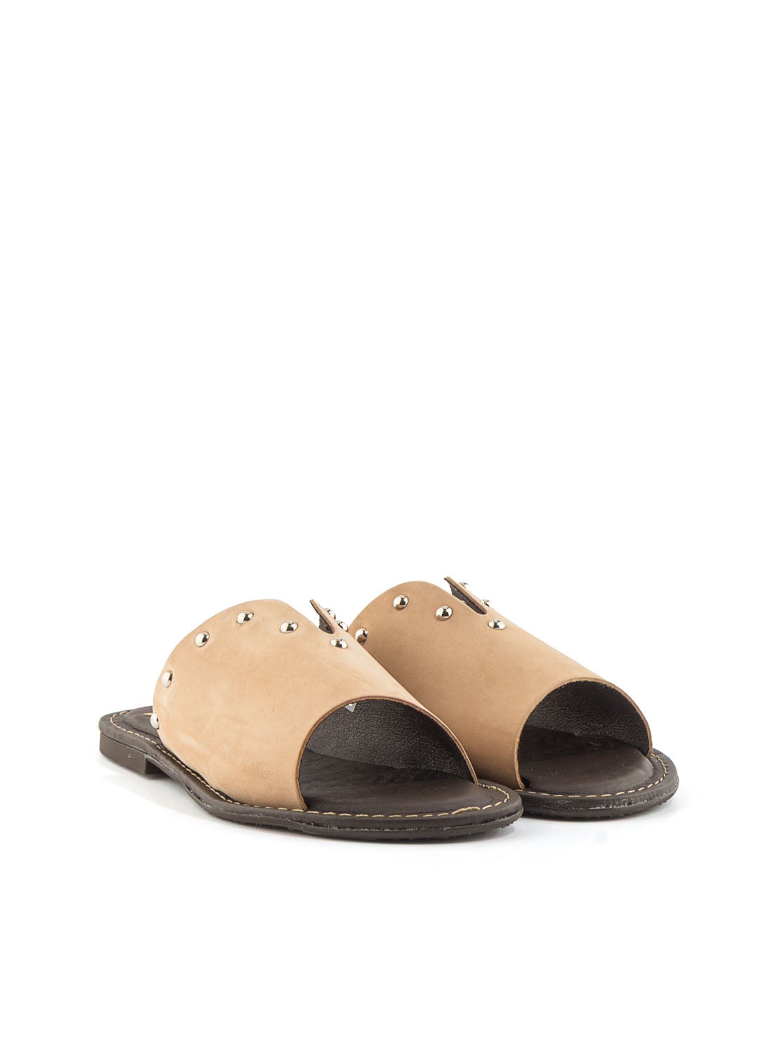 SANDALIA TACHAS NOBUCK TAUPE TAUPE