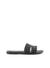 SANDALIA MICROTACHAS NOBUCK NEGRO NEGRO