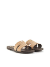 SANDALIA MICROTACHAS NOBUCK TAUPE TAUPE