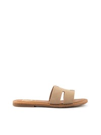 SANDALIA NOBUCK TAUPE TAUPE