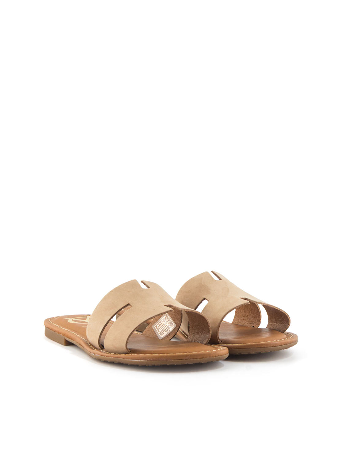 SANDALIA NOBUCK TAUPE TAUPE