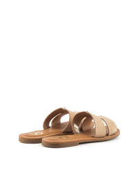 SANDALIA NOBUCK TAUPE TAUPE