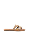 SANDALIA NOBUCK TAUPE LEOPARDO TAUPE LEOPARDO