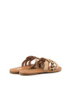 SANDALIA NOBUCK TAUPE LEOPARDO TAUPE LEOPARDO