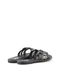 SANDALIA PIEL NEGRO CEBRA NEGRO CEBRA