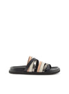 SANDALIA TIRAS MULTI NEGRO PLOMO NEGRO PLOMO