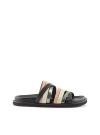 SANDALIA TIRAS MULTI NEGRO PLOMO NEGRO PLOMO