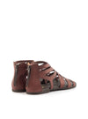 SANDALIA PIEL MARRON MARRON