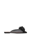 Mule flor rejilla negro