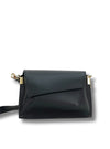 Bolso bandolera piezas piel negro