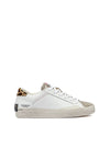 Deportivo "DISTRESSED" piel blanco